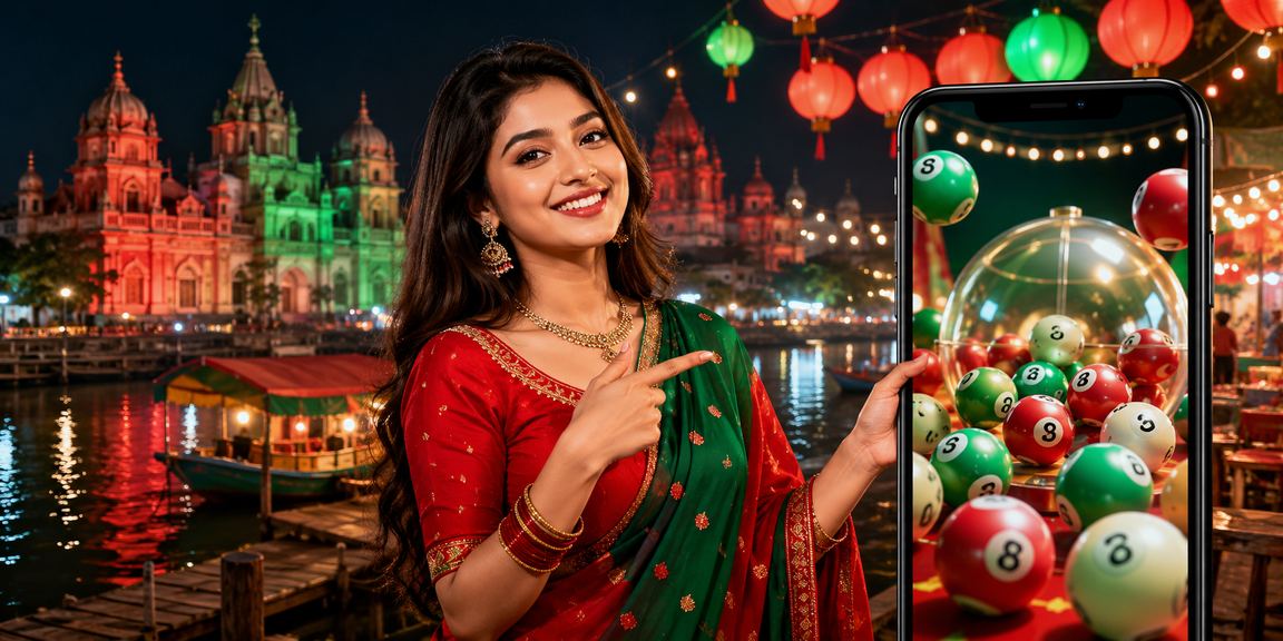 বাংলাদেশের লটারি লাল-সবুজ রঙের উৎসব পরিবেশ